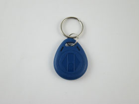 RFIDEAS, MIFARE KEY FOB, RFID, BLUE/MUST ORDER A MIN OF 100